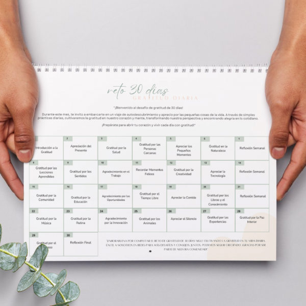 calendario gratitud